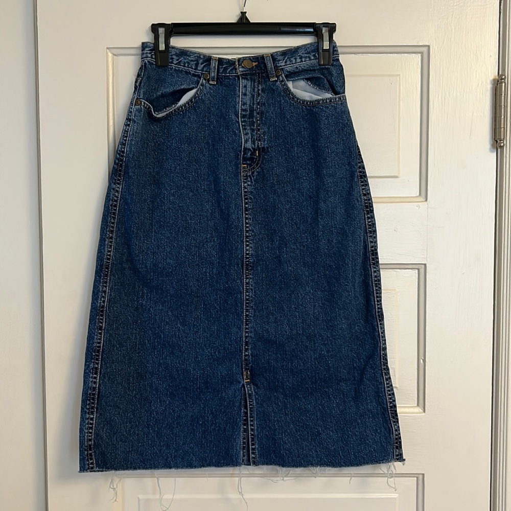 Vintage Eddie Bauer Denim Jean Skirt
